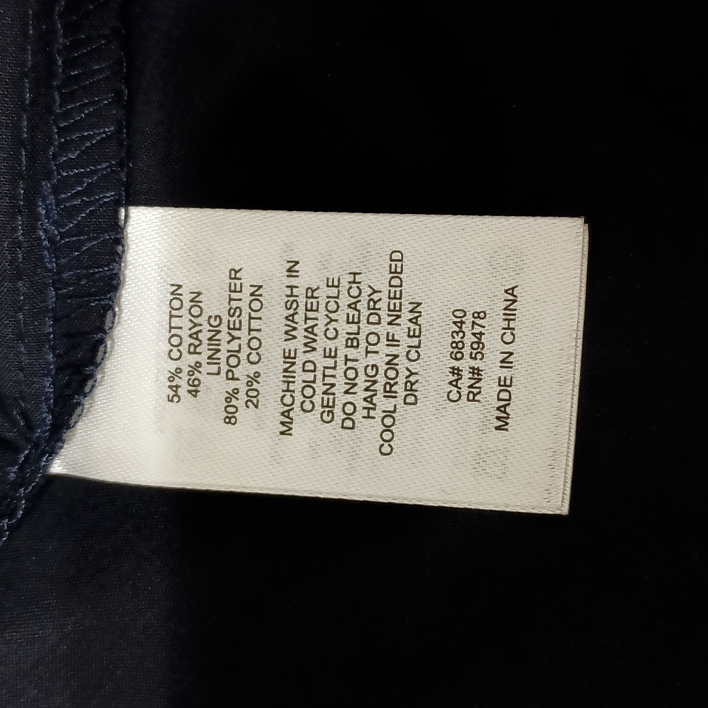 Caroline Constas Sleeveless Navy Sundress with Contrast Stitching NWT - Picture 3 of 10